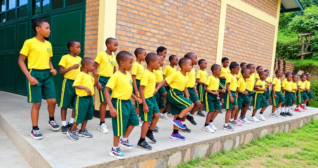 Students attentive to their teacher during a lesson
